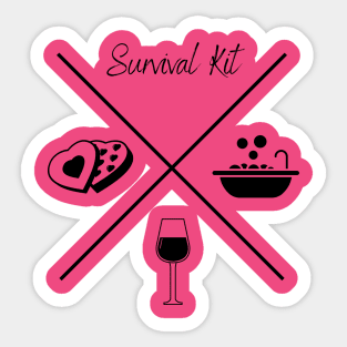 MOMS SURVIVAL KIT Sticker